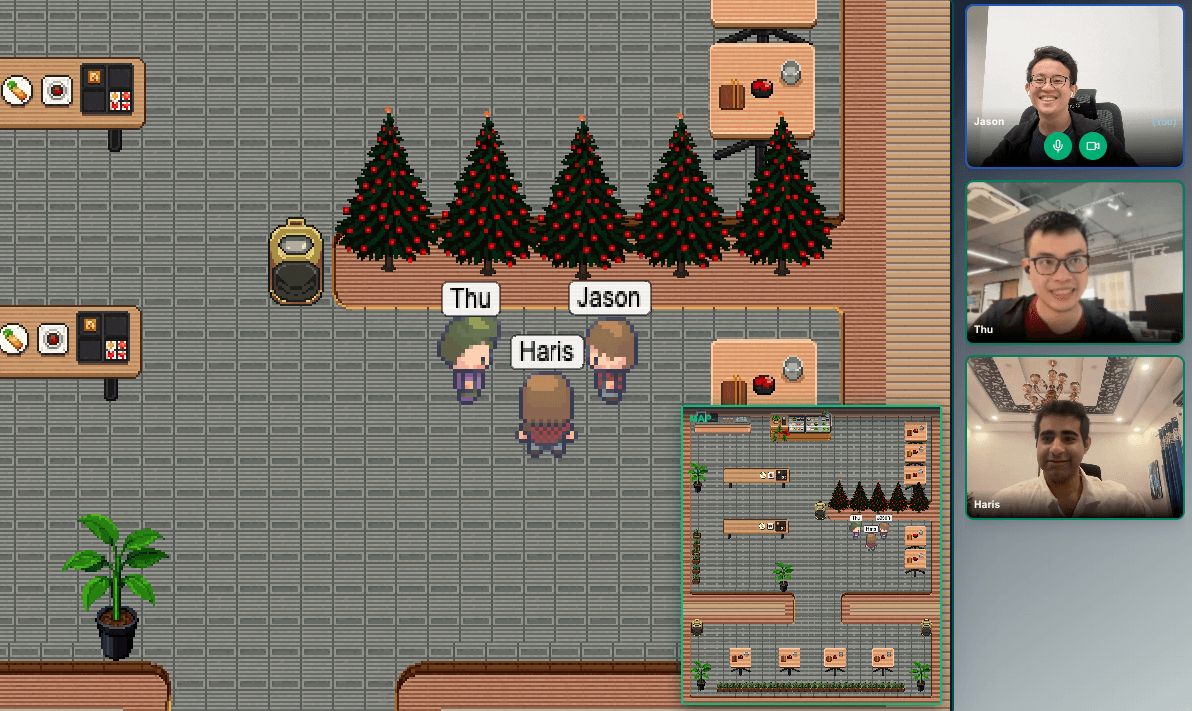 Virtual cafe for Japanese language exchange